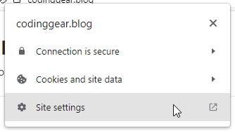 select site settings How To Clear Cookies on Vivaldi Browser