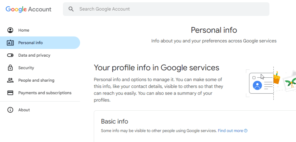Using the Google Account Settings How to Change Google Chrome Profile Picture.
