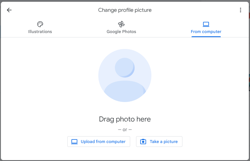 choose photo How to Change Google Chrome Profile Picture.