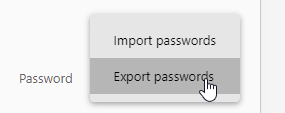 export passwords button Resetting Opera Settings: A Comprehensive Guide
